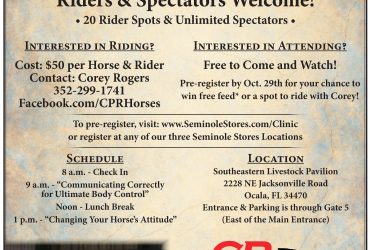 Corey Rogers Horsemen Clinic